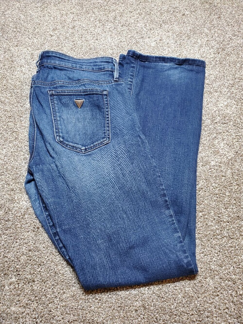 Women's Guess Jeans Kate Boot Cut Size 30 30x32 Dark Wash